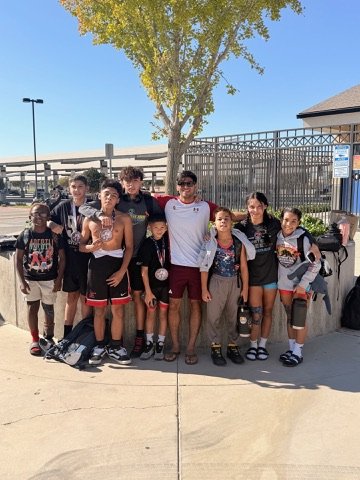 Young Future Champions athletes with medals at a tournament
